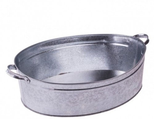детальное фото таз 23л оцинкованый овальный в интернет-магазине Дачный Эксперт