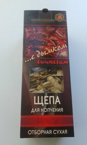 детальное фото щепа для копчения вишня 400гр, бацькина баня в интернет-магазине Дачный Эксперт